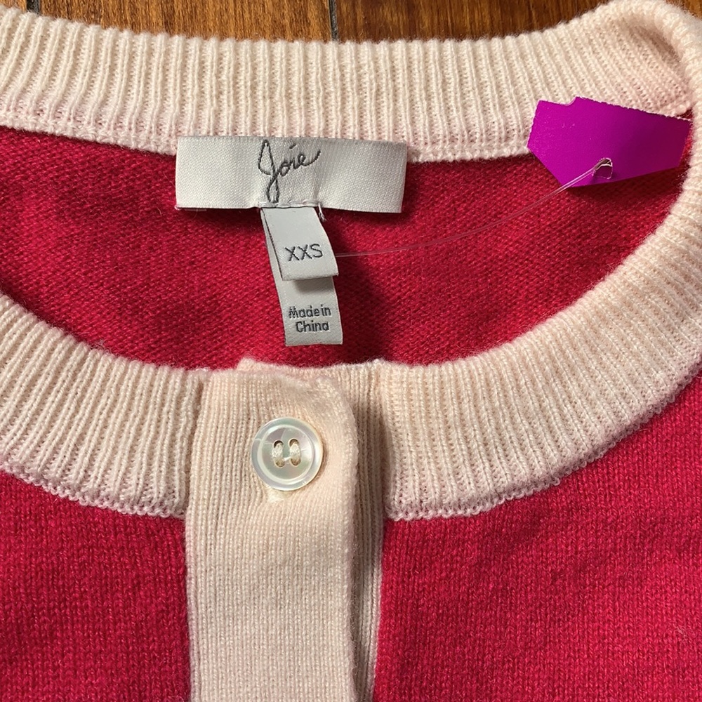 Joie ruffle arm wool and cashmere sweater. NWOT . Retail 120 - Picture 6 of 9